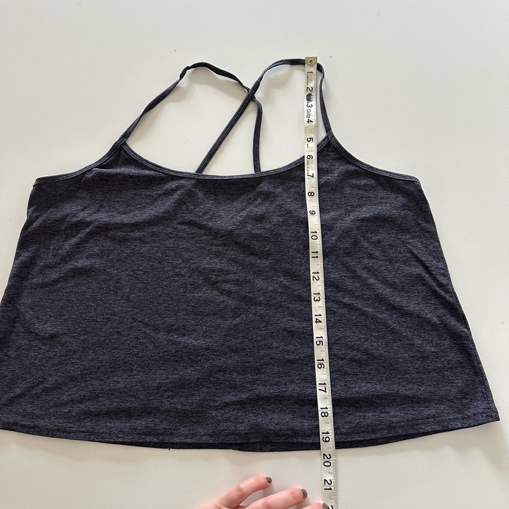 Beyond Yoga Featherweight Drift Away Sleep Tank Spacedye Dark Gray XL - Picture 5 of 8
